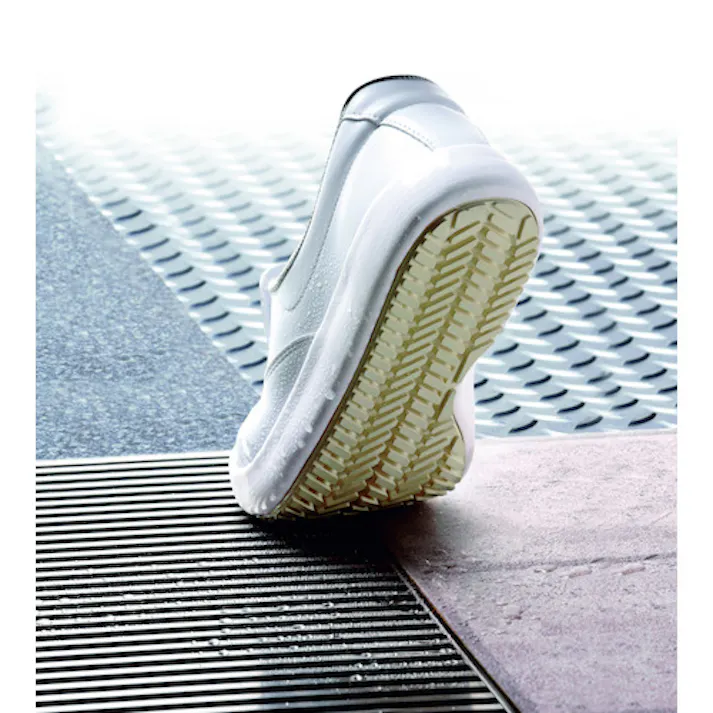 【CAINZ-DASH】ミドリ安全 ワイド樹脂先芯入り超耐滑軽量作業靴 ハイグリップ 24.5CM NHS600-W-24.5【別送品】