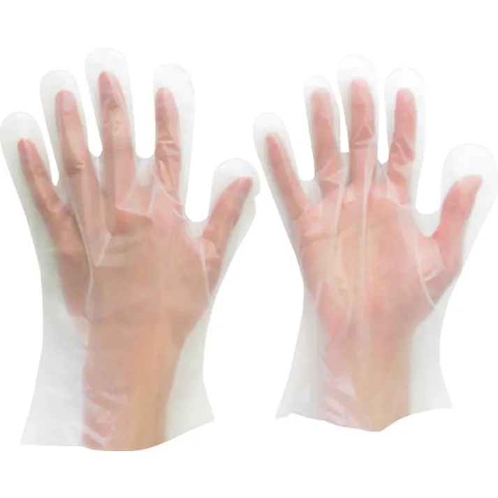 【CAINZ-DASH】ミドリ安全 ポリエチレン使い捨て手袋 外エンボス クリア SS (200枚入) VERTE-580-SS【別送品】