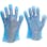 【CAINZ-DASH】ミドリ安全 ポリエチレン使い捨て手袋　外エンボス　青　Ｍ　（２００枚入） VERTE-581-M【別送品】