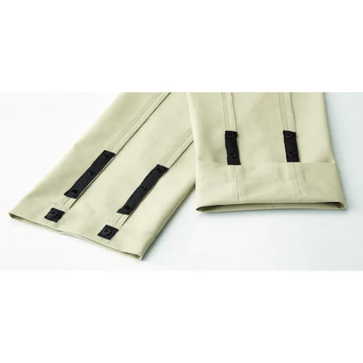 【CAINZ-DASH】ミドリ安全 男女共用 裾上調整機能付イージーフレックスパンツ カーキ M VE382-SITA-M【別送品】