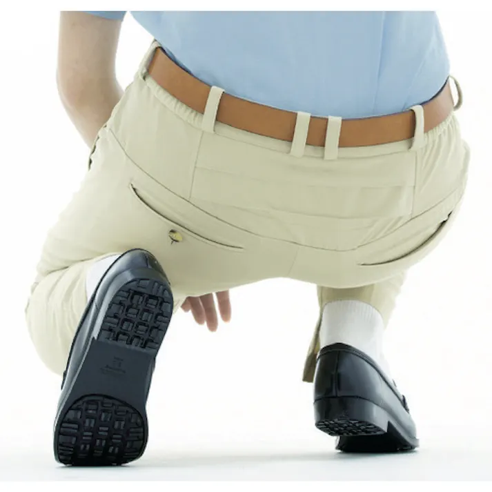 【CAINZ-DASH】ミドリ安全 男女共用 裾上調整機能付イージーフレックスパンツ ネイビー 3L VE387-SITA-3L【別送品】