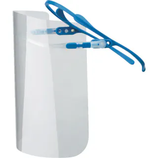 【CAINZ-DASH】ミドリ安全 メディカルフェイスシールド ルックユー交換式シールド(フルフェイス) DS-551-FULLFACE【別送品】