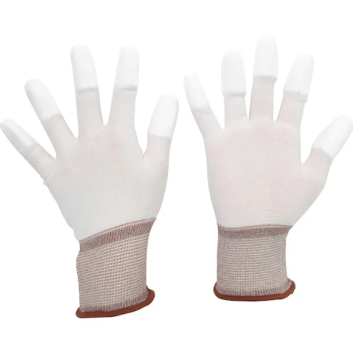 【CAINZ-DASH】ミドリ安全 品質管理用手袋(指先コート) 10双入 SSサイズ MCG501N-SS【別送品】