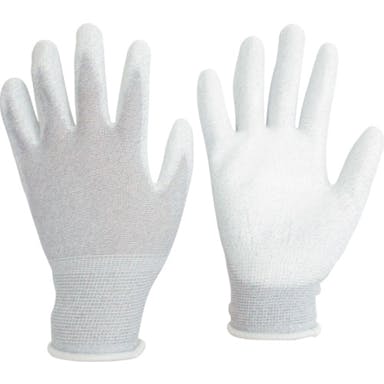 【CAINZ-DASH】ミドリ安全 静電気拡散性手袋（手のひらコート）Ｓ　１０双入 MCG600N-S【別送品】