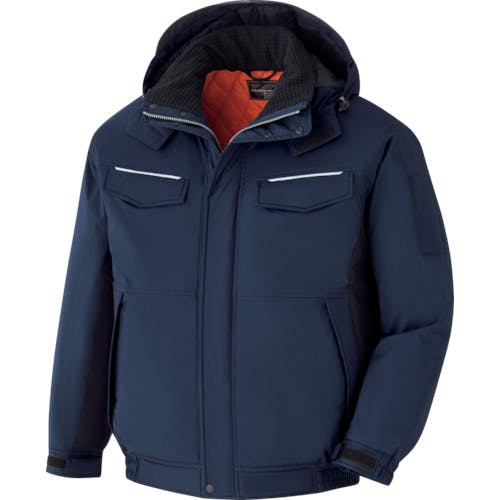 BLUEFRONCE★薄手スウェット★オレンジリボン目隠し★定価15000円の品 作業服 通年 AITOZ アイトス ディアプレックス DIAPLEX AZ-56317
