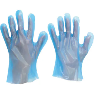 【CAINZ-DASH】ミドリ安全 ポリエチレンディスポ手袋 ベルテ585 100枚 袋入 M VERTE-585-M【別送品】