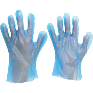 【CAINZ-DASH】ミドリ安全 ポリエチレンディスポ手袋 ベルテ585 100枚 袋入 L VERTE-585-L【別送品】