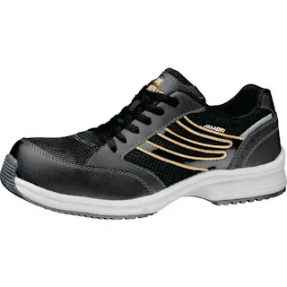 【CAINZ-DASH】ミドリ安全 耐滑・先芯入りスニーカー SLS-701静電ブラック 24.5cm ※順次、品番:「SLS⇒LSS」に変更予定 SLS-701S-BK-24.5【別送品】