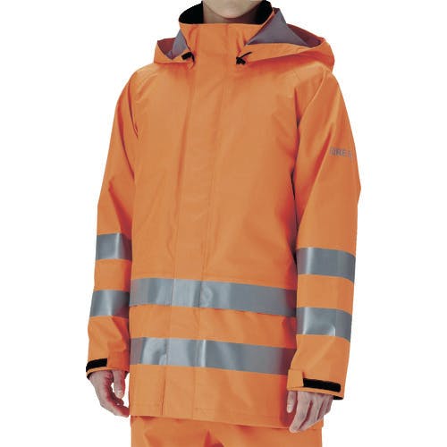 CAINZ-DASH】ミドリ安全 雨衣 レインベルデＮ 高視認仕様 上衣 蛍光