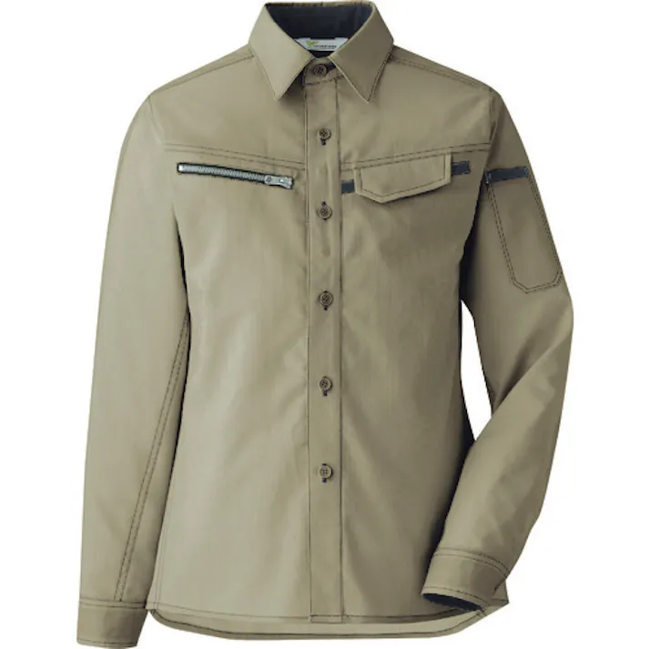 【CAINZ-DASH】ミドリ安全 ベルデクセル 交織ストレッチ 女子シャツ VELS2534 上 11 VELS2534UE-11【別送品】