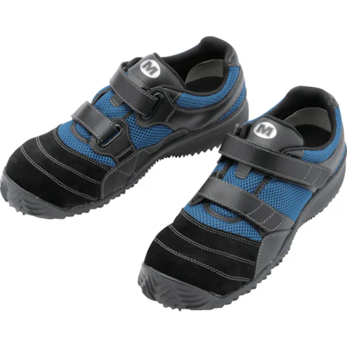 【CAINZ-DASH】ミドリ安全 屈曲作業向けプロスニーカー TS-115N黒/ブルー 24cm TS-115N-BK/BL-24.0【別送品】