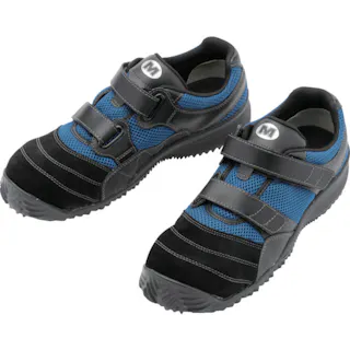 【CAINZ-DASH】ミドリ安全 屈曲作業向けプロスニーカー TS-115N黒/ブルー 25cm TS-115N-BK/BL-25.0【別送品】