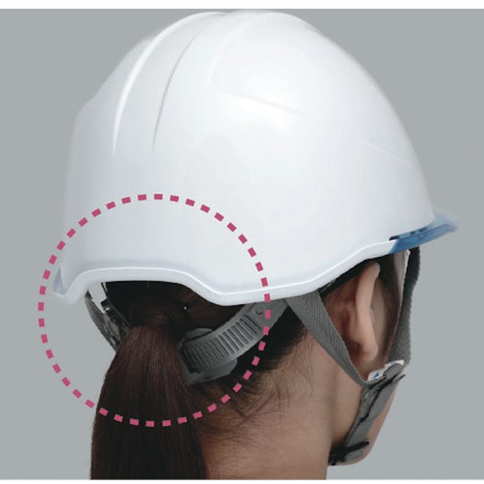 【CAINZ-DASH】ミドリ安全 女性用ヘルメット　ＬＳＣ－１１ＰＣＬＶ　ホワイト／ピンク LSC-11PCLV-W/PK【別送品】