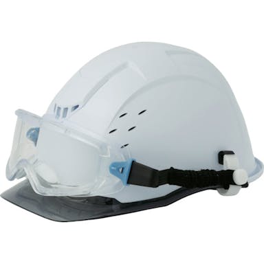 【CAINZ-DASH】ミドリ安全 ゴーグル型　保護メガネ　ヘルメット取付式　ＶＧ－５０１Ｆ　ＳＰＧ VG-501F-SPG【別送品】