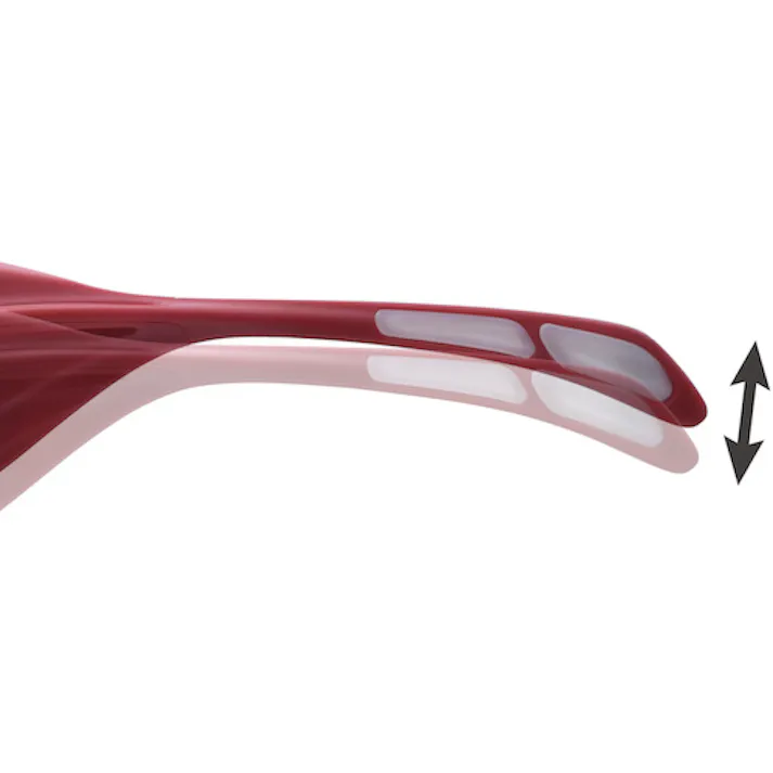 【CAINZ-DASH】ミドリ安全 小顔用タイプ保護メガネ オーバーグラス VS-303F ブルー VS-303F-BL【別送品】