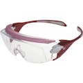 【CAINZ-DASH】ミドリ安全 小顔用タイプ保護メガネ　オーバーグラス　ＶＳ－３０３Ｆ　ピンク VS-303F-PK【別送品】