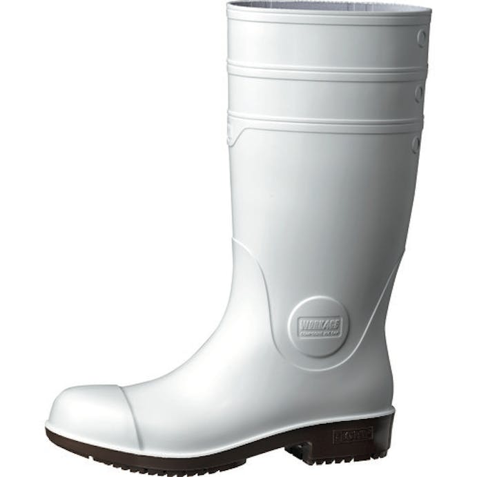 【CAINZ-DASH】ミドリ安全 超耐滑先芯入り長靴　ハイグリップ　ＮＨＧ１０００スーパー　ホワイト　２５．０ＣＭ NHG1000SP-W-25.0【別送品】
