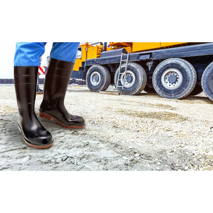 【CAINZ-DASH】ミドリ安全 耐油・耐薬 安全長靴 ワークエース NW1000スーパー ブラック 28.0CM NW1000SP-BK-28.0【別送品】