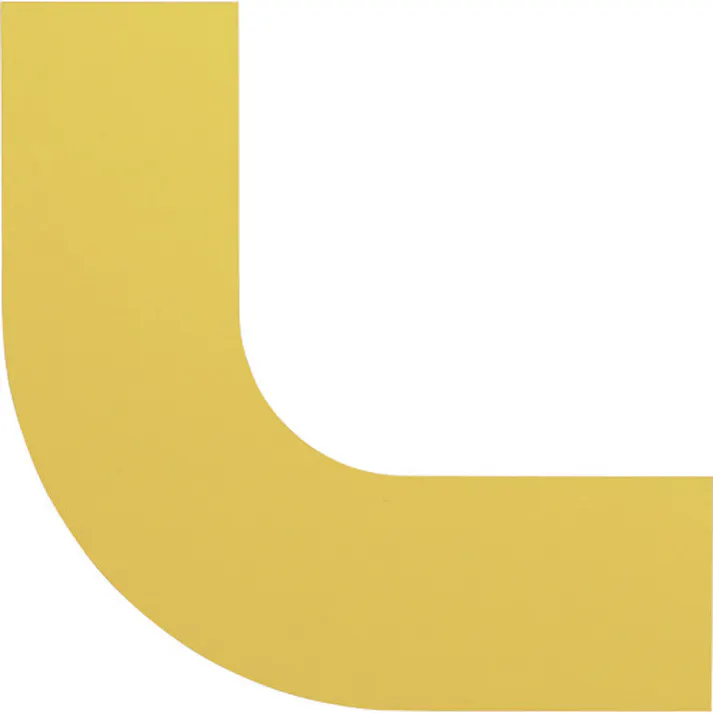 【CAINZ-DASH】ミドリ安全 ベルデビバコーナーテープ 黄 2枚×5シート入 VHT-CORNER-Y【別送品】