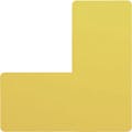 【CAINZ-DASH】ミドリ安全 ベルデビバ位置決めテープ　黄　２枚×１０シート入 VHT-ICHIGIME-Y【別送品】