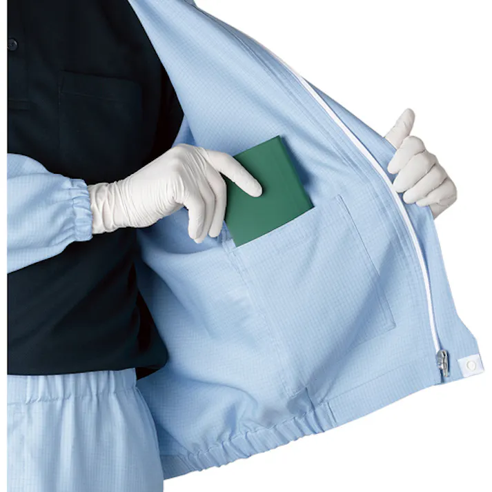 【CAINZ-DASH】ミドリ安全 IEC規格対応クリーン上衣 VEYG201W L VEYG201W-L【別送品】