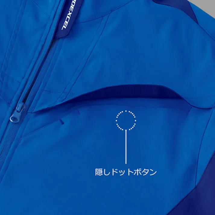 【CAINZ-DASH】ミドリ安全 ハイストレッチブルゾン VE623 上 ロイヤルブルー 3L VE623-UE-3L【別送品】