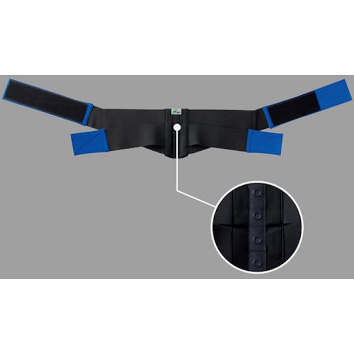 【CAINZ-DASH】ミドリ安全 腰部保護ベルト　ＶＥ６２７Ｂ　ネイビー　３Ｌ VE627B-3L【別送品】