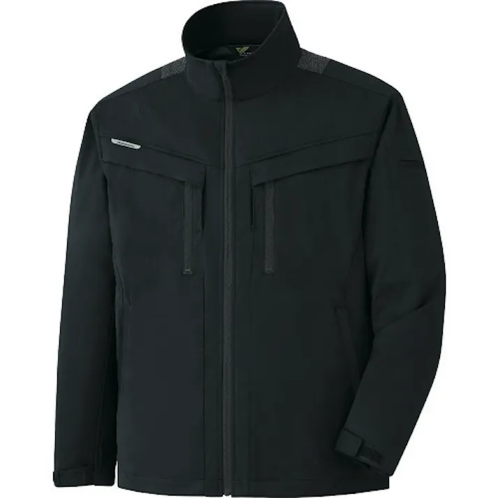 【CAINZ-DASH】ミドリ安全 ベルデクセル ハーネス対応 ストレッチ防寒ジャンパー VE2019 上 ブラック L VE2019-UE-L【別送品】