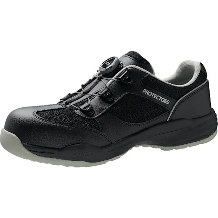 【CAINZ-DASH】ミドリ安全 Boaシステム 小指保護プロスニーカー PF-117Boaブラック 28.0cm PF-117BOA-BK-28【別送品】