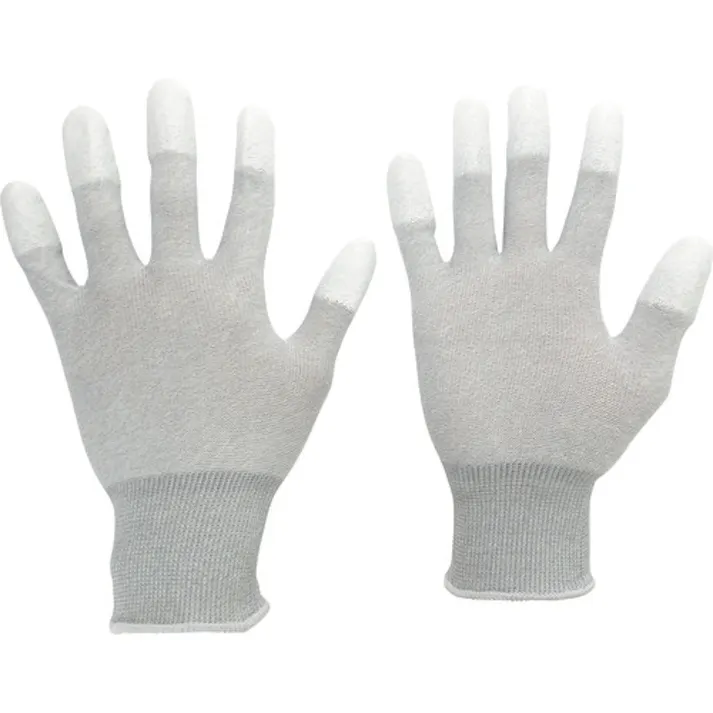 【CAINZ-DASH】ミドリ安全 静電気拡散性手袋(指先コート)MCG-801N L 10双入 MCG801N-L【別送品】