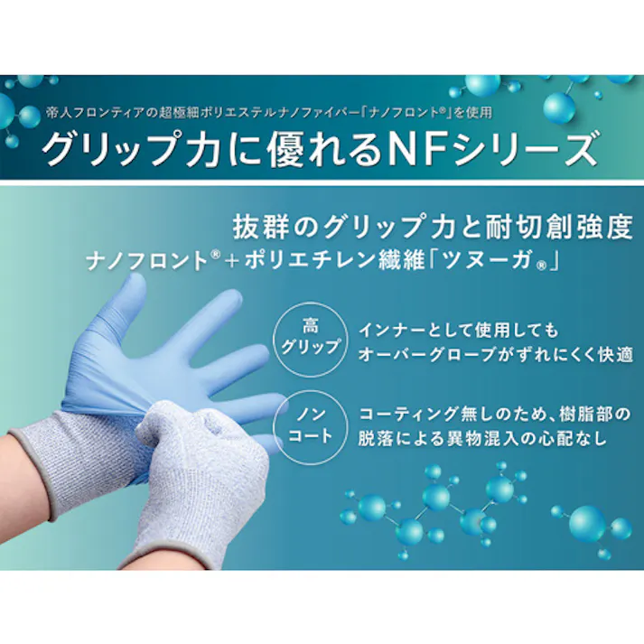 【CAINZ-DASH】ミドリ安全 耐切創性手袋 カットガード F102NF M CUT GUARD-F102NF-M【別送品】