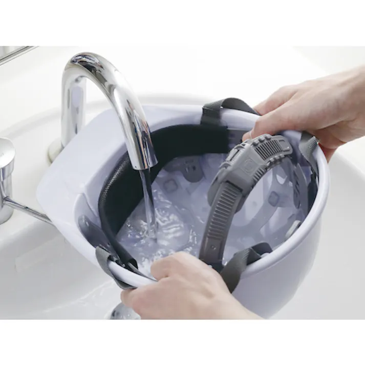 【CAINZ-DASH】ミドリ安全 遮熱ヘルメット SCH-11PCLV RA3-UP Windflow ホワイト/スモーク SCH-11PCLV RA3-UP-W/S【別送品】