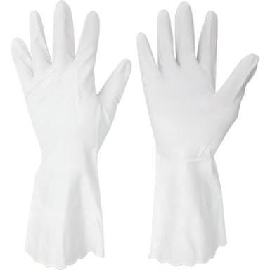 【CAINZ-DASH】ミドリ安全 塩ビ手袋　薄手　ベルテ１１４Ｗ　白　１０双　Ｍ VERTE-114W-M【別送品】