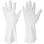【CAINZ-DASH】ミドリ安全 塩ビ手袋　薄手　ベルテ１１４Ｗ　白　１０双　Ｌ VERTE-114W-L【別送品】