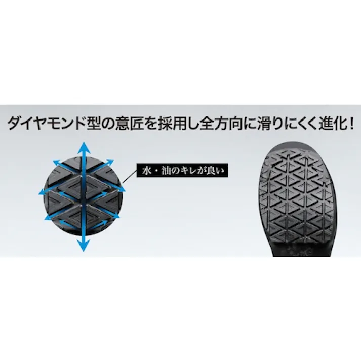 【CAINZ-DASH】ミドリ安全 超耐滑底安全靴 ハイグリップセフティ HGS510ブラック 26cm HGS510-26.0【別送品】