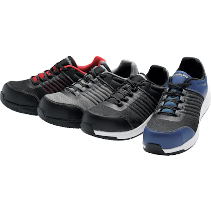 【CAINZ-DASH】ミドリ安全 高反発ソール 先芯入りスニーカー QL-01Nネイビー 25.5cm QL-01N-NV-25.5【別送品】