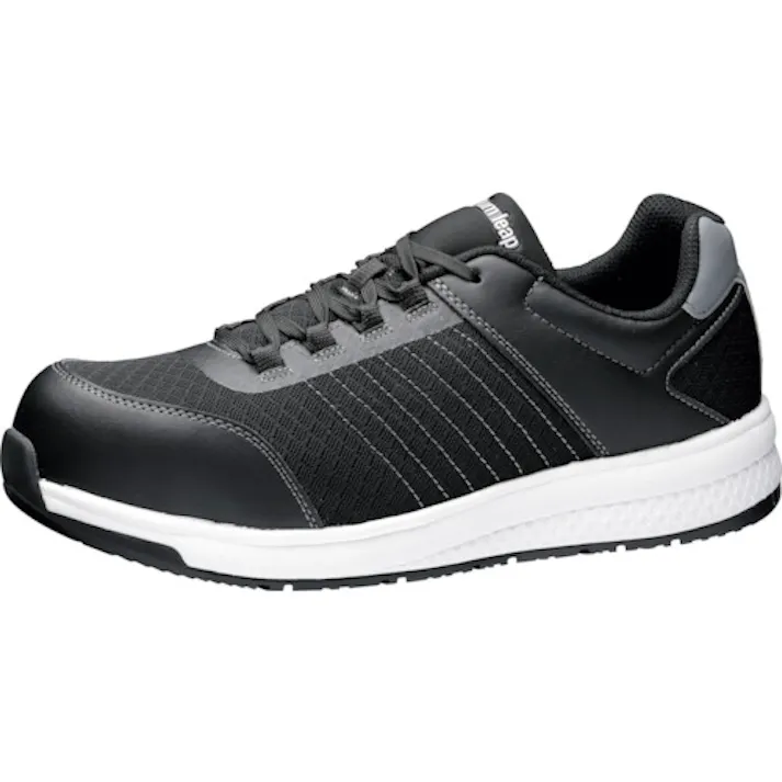 【CAINZ-DASH】ミドリ安全 高反発ソール 先芯入りスニーカー QL-01Nブラック 26.5cm QL-01N-BK-26.5【別送品】