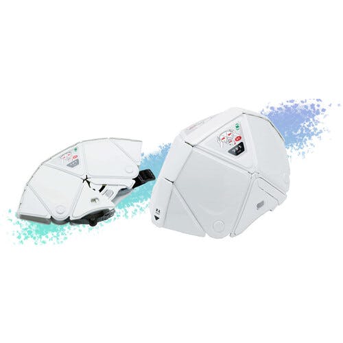 ミドリ安全 折りたたみヘルメット✕2個 ミドリ安全 防災用折りたたみヘルメット フラットメット2 TSC