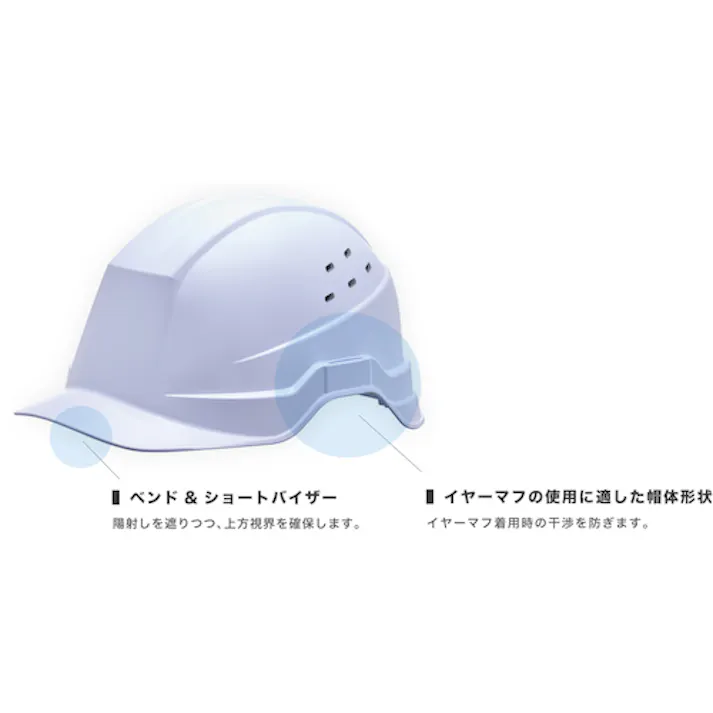 【CAINZ-DASH】ミドリ安全 ヘルメット SC-23BV DR2 アルファ オレンジ SC-23BV-DR2-ALPHA-OR【別送品】