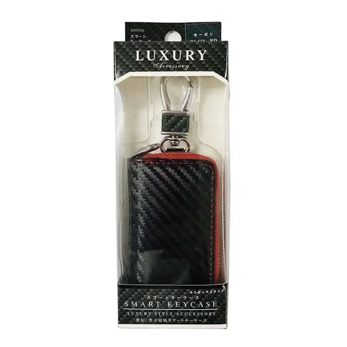 PROUD&DIONE スマートキーケース カーボン調 レッド DI-155