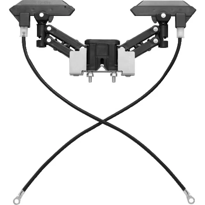 【CAINZ-DASH】パナソニックエレクトリックワークス社 集電アーム 平型接続端子付 タンデム型 平板用 定格:1P600V20A×2 DH56942K1【別送品】
