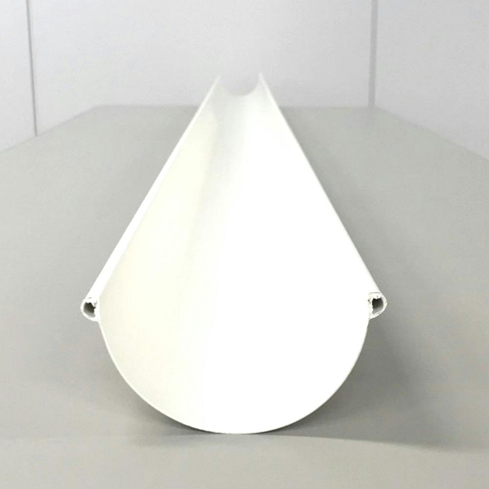 アイアン軒樋 105 3.6m KQ01401HC ミルクホワイト【SU】 | 建築資材