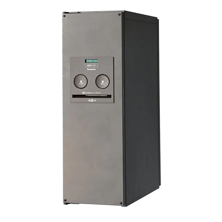 パナソニック 宅配ボックス COMBO スリムタイプ 前出し 左開き ステンシルバー CTNR4010LSC【別送品】