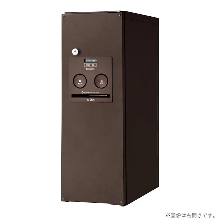 パナソニック 宅配ボックス COMBO スリムタイプ 後出し 左開き エイジングブラウン CTNR4011LMA【別送品】