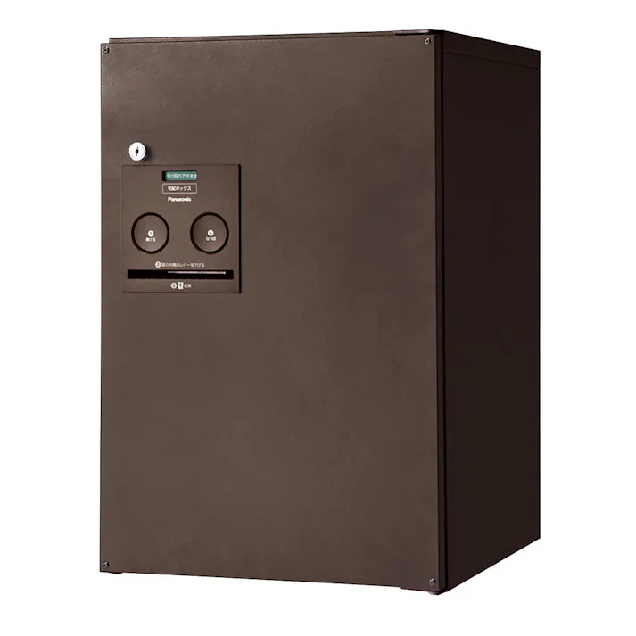 パナソニック 宅配ボックス COMBO ミドルタイプ 前出し 右開き エイジングブラウン CTNR4020RMA 幅39 高さ59 奥行45.75cm【別送品】