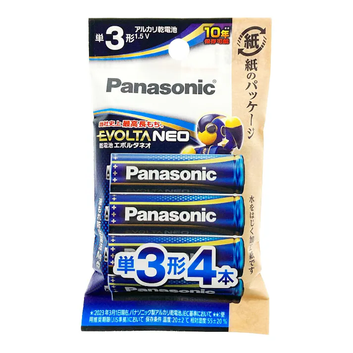 パナソニック 乾電池 エボルタ ネオ 単3形 4本パック LR6NJ/4B