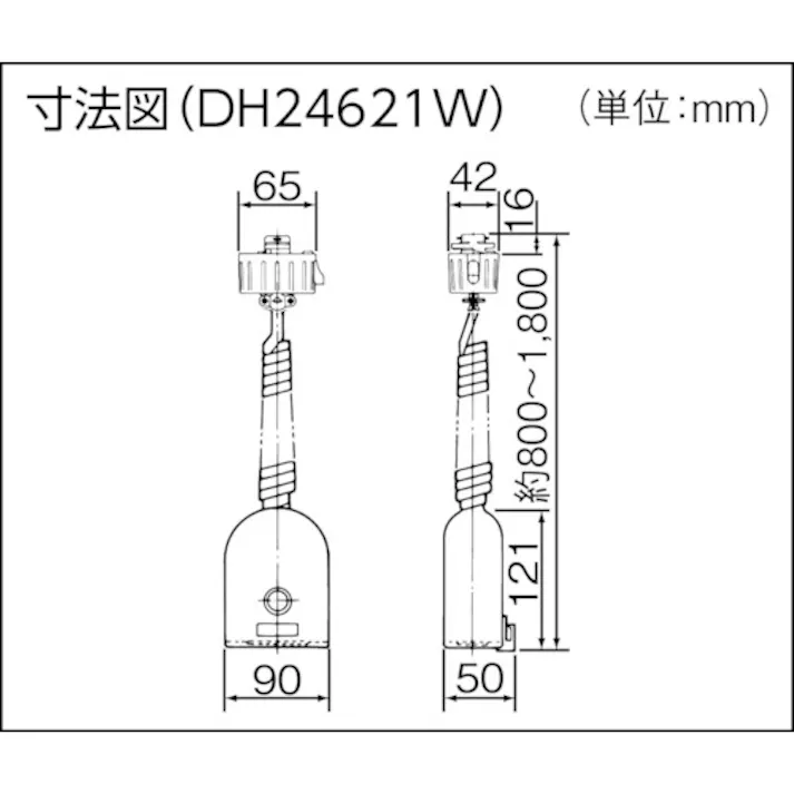 【CAINZ-DASH】パナソニックエレクトリックワークス社 リーラーコンセントプラグ DH24621W【別送品】