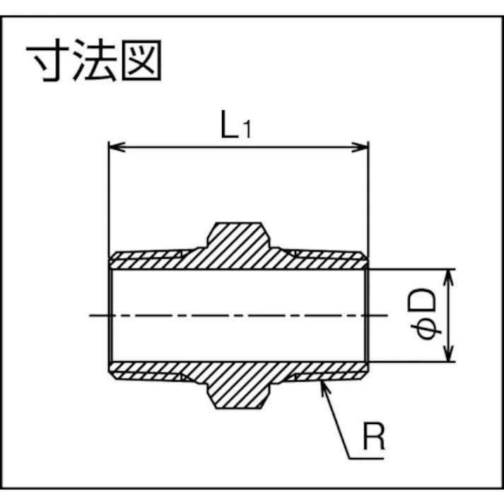 【CAINZ-DASH】フローバル 六角ニップル(SCS13A) 04101002 V6N-02【別送品】