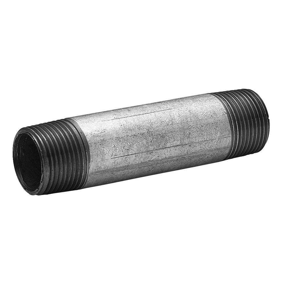 白ロングニップル 2×65L 鋼管・支持金具 白ロングニップル 2×65L 鋼管・支持金具