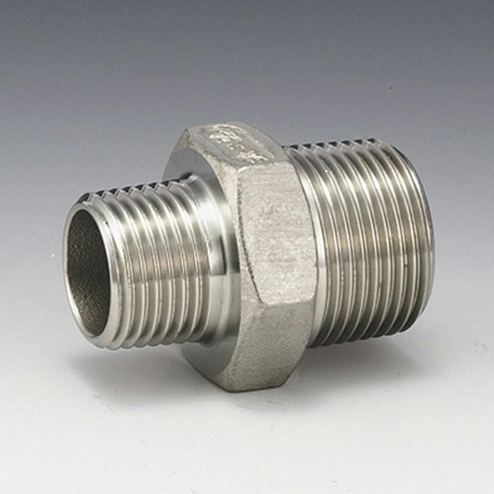 ステン 異径ニップル 1×1/2 鋼管・支持金具 ステン 異径ニップル 1×1/2 鋼管・支持金具